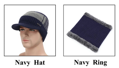 Winter Hats Skullies Beanies Hat Men Winter Beanies For Women Wool Scarf Caps Balaclava Mask Gorras Bonnet Knitted Hat
