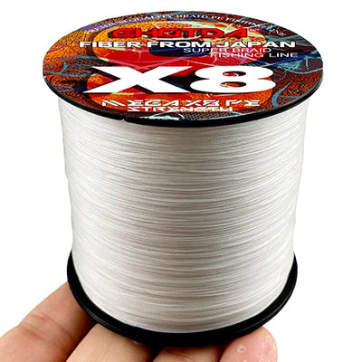 GHOTDA 8 Braided Fishing Line 100M Advanced Braid 8 Strands 0.14mm-0.55mm 18-78lb Multifilament PE Lure Line Braided Line