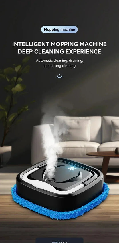 Smart Robot Vacuum Cleaner Dry Wet Sweeping Rotary Floor Mopping Air Humidifying Spray USB Charging Cleaning Robot