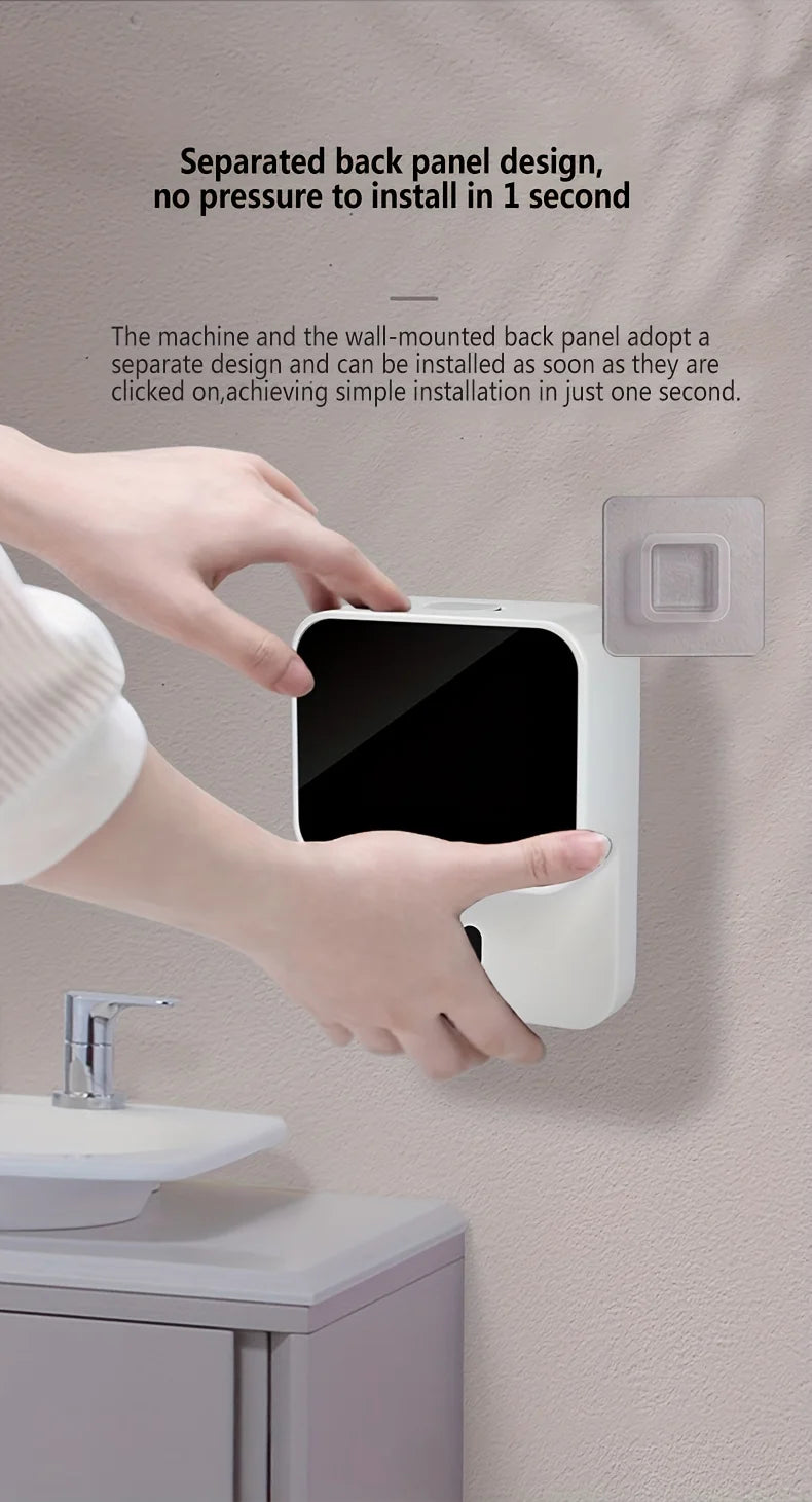 Automatic Induction Soap Wall Mounted Sensor Soap Dispenser, Touchless Hand Sanitizer Dispenser,Hand Soap Container For Bathroom