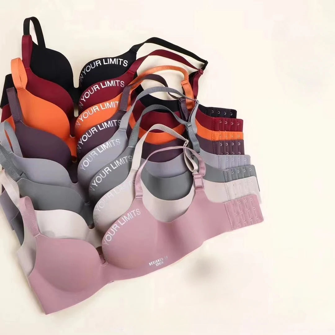 Dam Sömlös Blomtryckt BH – Push-up Trådlös Samlande Bralette 2026, 8 Färger S–XXL