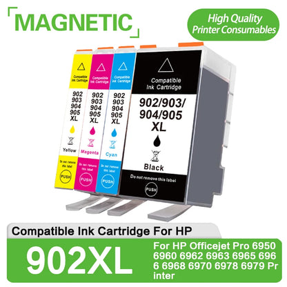 Bläckpatron för HP 902 903 904 905 / OfficeJet Pro-skrivare