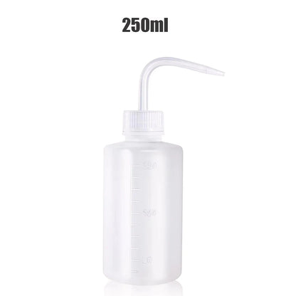 Tattoo Wash Bottle Safety Bottles Watering Tools Plastic Squeeze Bottle with Scale Labels for Succulent Cleaning Washing Tattoo