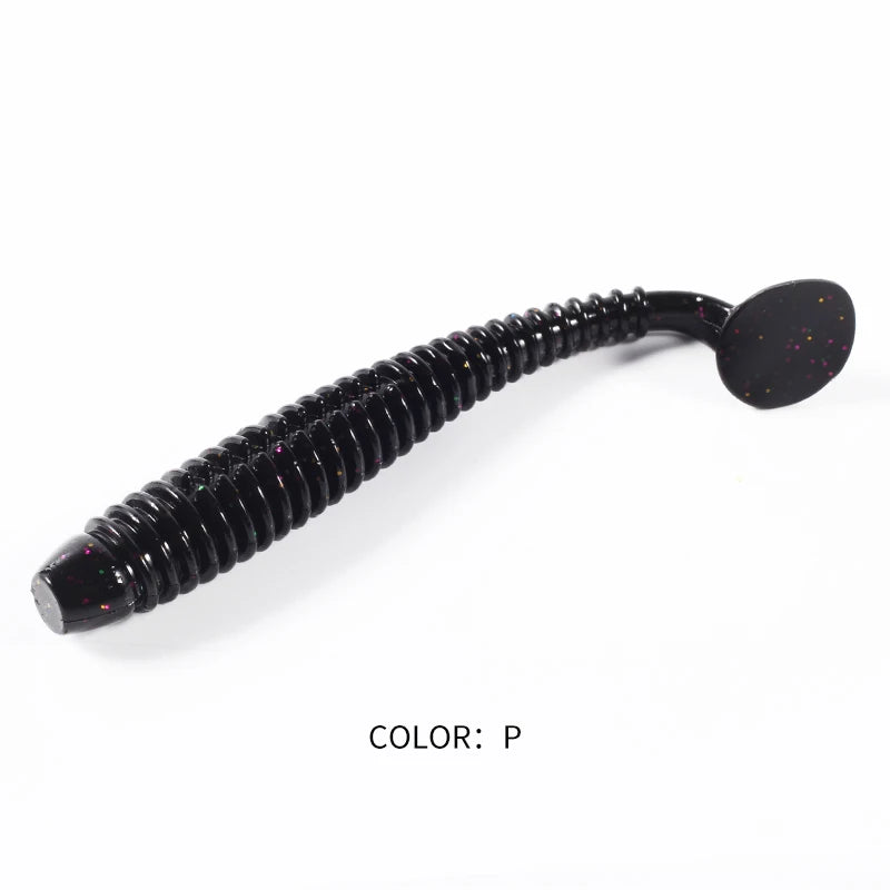 Supercontinent Impact Ring Shad Fishing Lure Soft 63mm 80mm 97mm Plastics Baits Swimbait Jigging Lure Artificial Baits