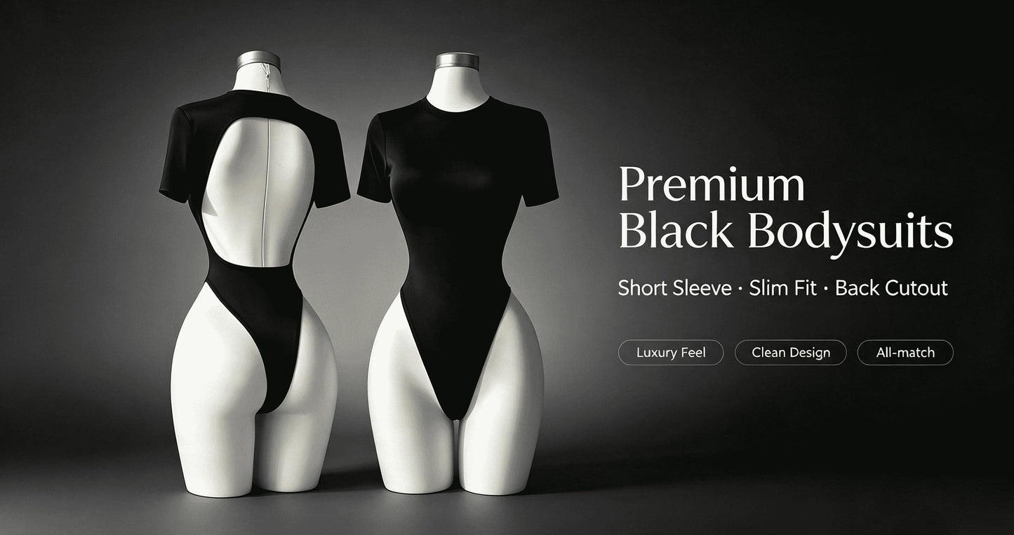 Women's High-Quality Backless Bodysuit Basic Solid Color Comfortable Fit Underwear