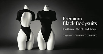 Women's High-Quality Backless Bodysuit Basic Solid Color Comfortable Fit Underwear