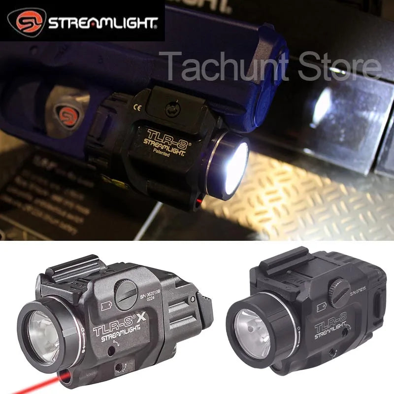 Taktisk Ficklampa 500 Lumen för 20 mm Skena