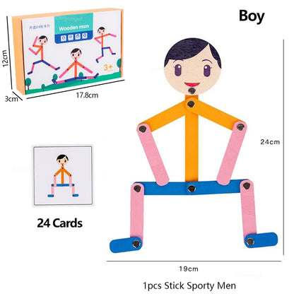 Montessori Material DIY Pussel Leksaker Brädor Pedagogiskt Spel Tidigt Lärande Leksak