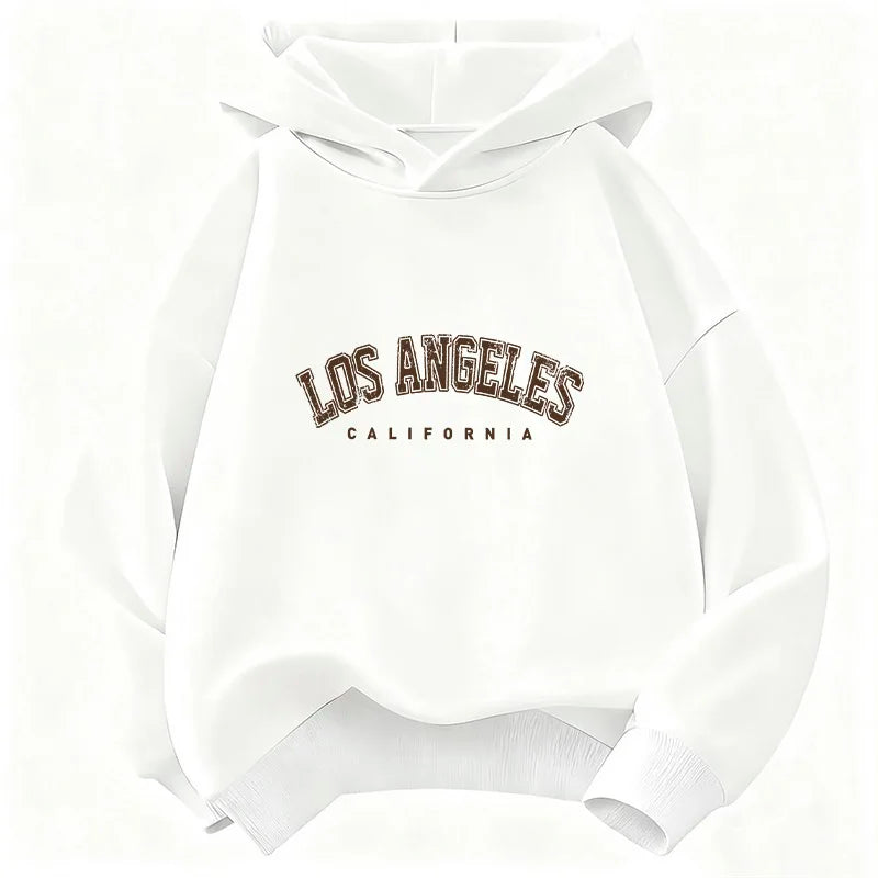 Casual Fashion Los Angeles California Letter Hoodie Kids Children's Sweatshirt Hoody Boys Girls Autumn Winter Hoodies