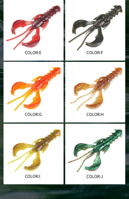 Supercontinent CRAZY nimble Total length 8cm/4.2cm Lobster Soft Lure Fishing Lures Attractive Shrimp odor salt Wobbler
