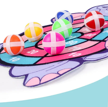 Klisterboll Dartspel Barn – Djurtema Montessori Interaktiv Familjlek CE-märkt 2–4 År C00210 2026