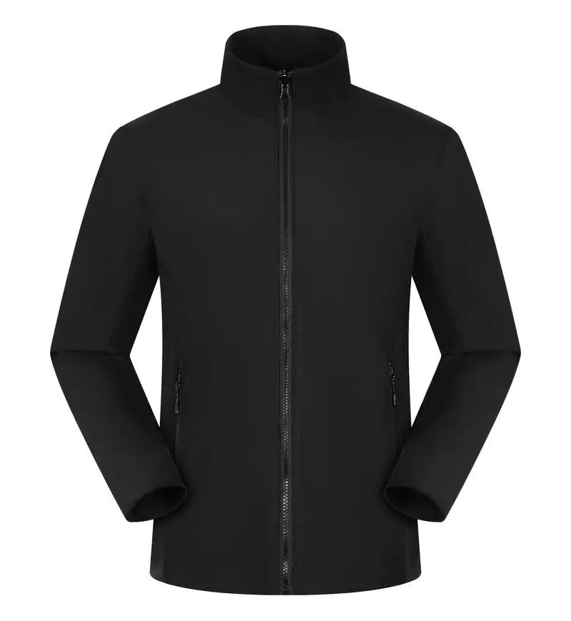 customized logo Men's Tactical Jackets Softshell Lightweight Coats with Pockets Water Resistant Outdoor Hiking couple top C2407