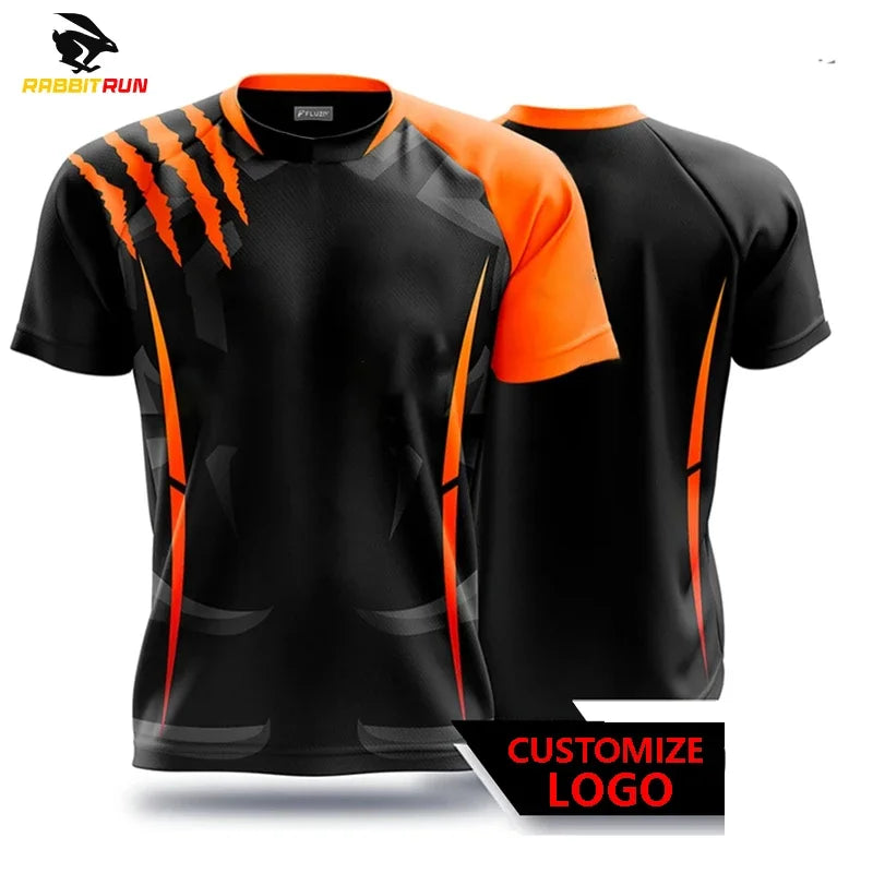 3D Printed Mesh Cloth Men's Quick Drying T-shirt Game Competition Clothing Boys Breathable Sports Outdoor Leisure Unisex Tess