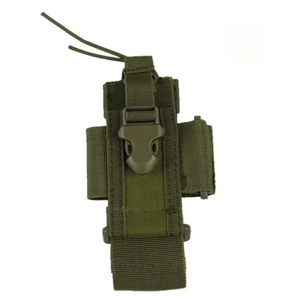 Justerbar radioficka med MOLLE-fäste för walkie-talkie