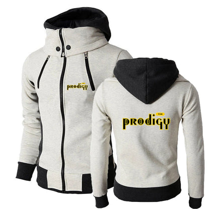 Hoodie-jacka med Dragkedja Herr – Tryckt Streetwear Vår/Höst, S–3XL