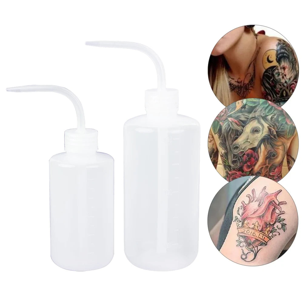 250/500ml Tattoo Squeeze Diffuser Bottle Green Soap Supply Wash Plastic Tattoo Wash Bottle Lab Non - Spray Squeeze Rinse Bottle
