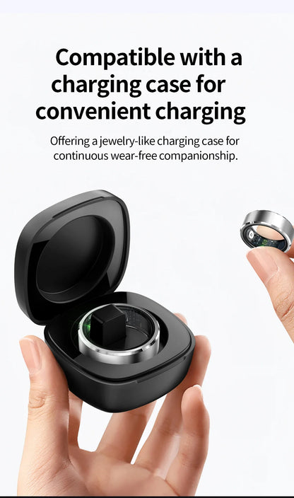 Smart Ring Men Heart Rate Blood Oxygen Pressure Monitor Smartring for Women Sleep Fitness Tracker New