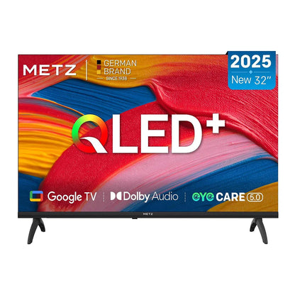 Metz Qled 32" 40 Inch Smart Led Tv Google Tele Hdr 10 Dolby Audio Bluetooth 5.1 Eyecare Tuner 2025 32Mqf7030Z