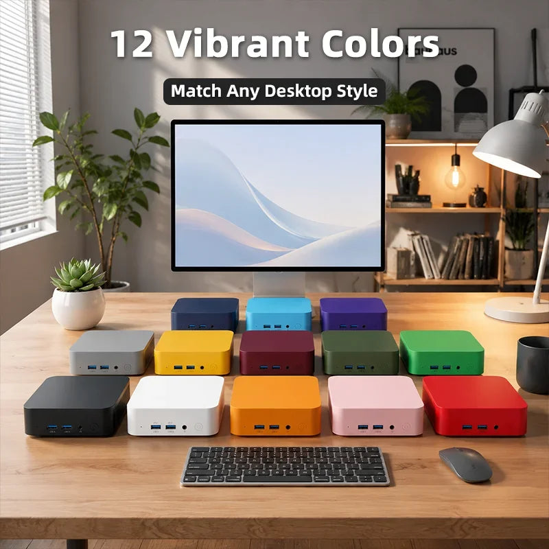 Intel Core i9 10980HK Ultra Compact Mini PC 16GB RAM 2TB M.2 SSD WiFi6 BT5.2 4K Display Gaming Office Workstation Pro