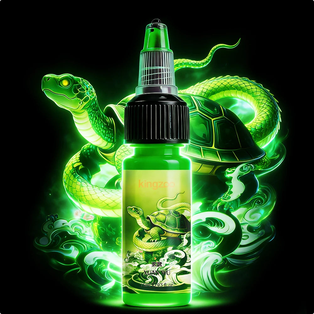 UV Airbrush Tattoo Ink 15ml Fluorescent Body Paint for Festival Waterproof Temporary Tattoo Last 3–7 Days Skin Safe Easy Removal
