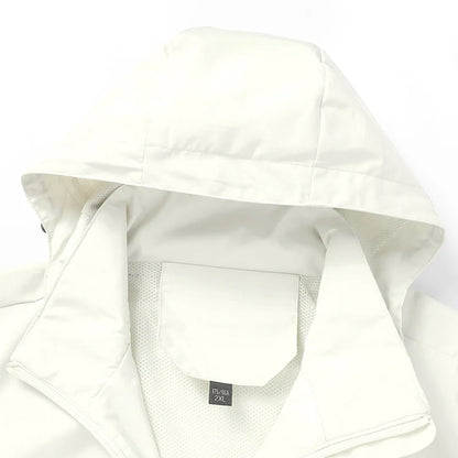 Waterproof Windproof Hooded Jacket For Men Women Outdoor Hiking Coat Spring Autumn Raincoat Custom Logo