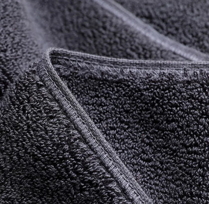 1/2/3pcs Grey Bath Towels Set for Adults - Absorbent Luxury Cotton Towels for Bathroom Home Hotel Beauty Salon Beach Gift Towels