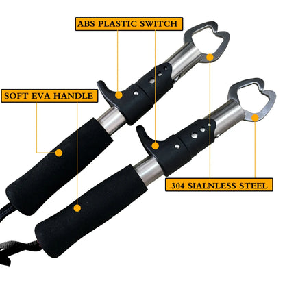 Stainless Steel 21/17cm Lure Pliers Fish Controller Set Multi-functional Spinning/Casting Fish Lip Grabber Fishing  Equipment