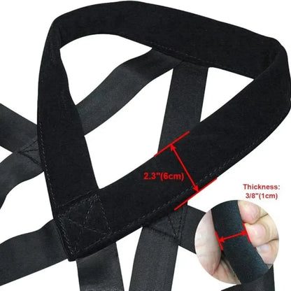 Large Working Dog Pull Training Leash Sled Safety Belt for Behavior Training Durable Dog Leash for Dog Sled Enthusiasts