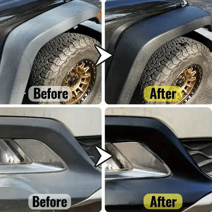 NEW Car Bumper Repair Paste - Restores Artificial Leather with Plastic, Enhances Black Effect, Car Polishing with Refurb Coating