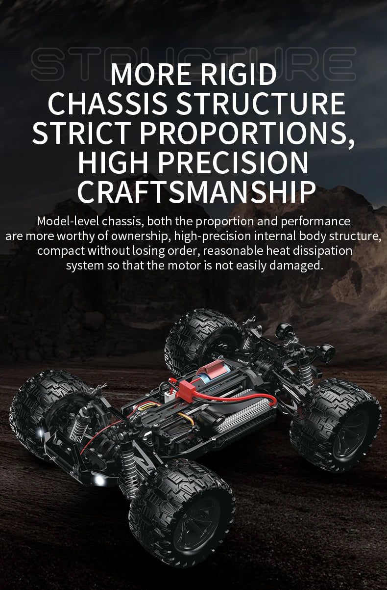 KF18 1/14 RC Drift Car 80KM/H 4WD 2.4G High Speed Off-Road Racing Car Brushless 3S Remote Controller Car Truck Toy For Gift