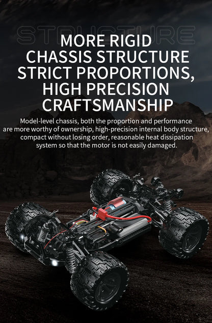 KF18 1/14 RC Drift Car 80KM/H 4WD 2.4G High Speed Off-Road Racing Car Brushless 3S Remote Controller Car Truck Toy For Gift