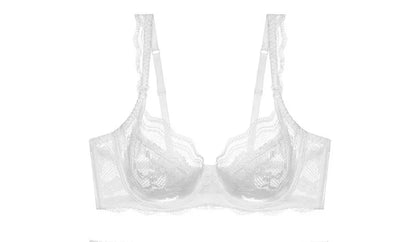 Fashion Ladies Ultra Thin Lace Lingerie Set Victorian Style Soft Underwire Push Up Gather Lift Unpadded Breathable Wear