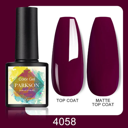Parkson No Wipe Top Base Coat Nail Gel polish Design Enhancer Varnish Semi Permanent Soak Off UV LED Nail Art Tool