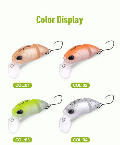 Kingdom Micro Expert Fishing Lure 2.3g 37mm Jointed Floating Minnow Artificial Hard Bait Swimbait Topwater Crankbait Trout Lure