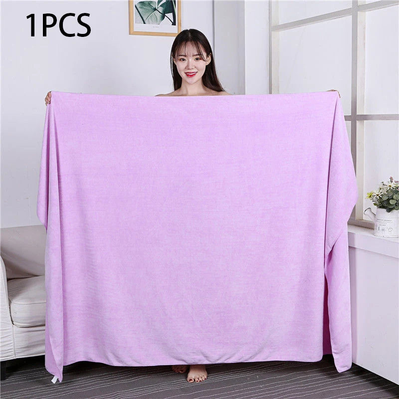 Beauty salon towels adult thickening large bath towels that soft absorb water do not shed hair multi-purpose micrmicrofiber towe