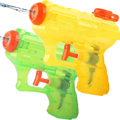 2st vattenpistoler leksaker för barn och vuxna färgglada vattenpistoler sommar vattenkrigare för pool utomhusspel strand