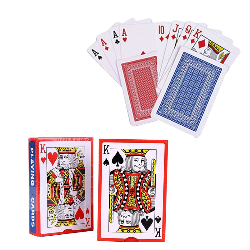 Pokerspel och kortspel med 54 delar