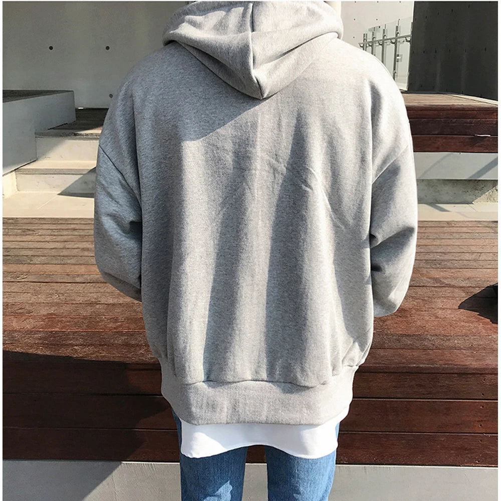 2025 New Fashion Zipper Hoodies Women/Men Fashion Long Sleeve Hooded Sweatshirt Casual Autumn Winter Sportwear Solid Clothes
