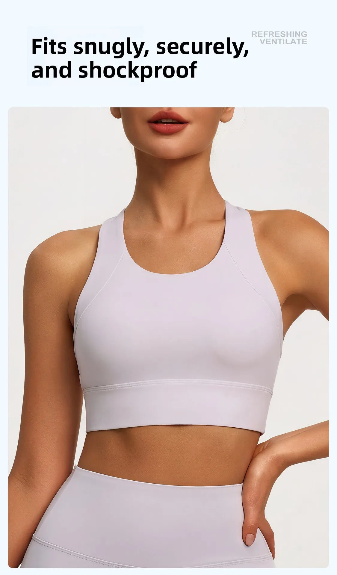 Dam Sport-BH Yoga Linne – Halterneck Inbyggda Kuddar Högintensiv StötDämpning Tennis, 5 Färger S–XXL