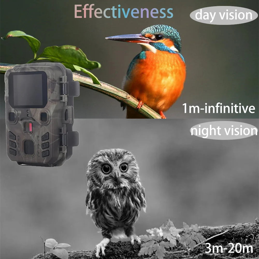 20MP 1080P Night Vision Waterproof Wireless Hunting Camera Trail Cameras MiNi301 Photo Trap for Wildlife
