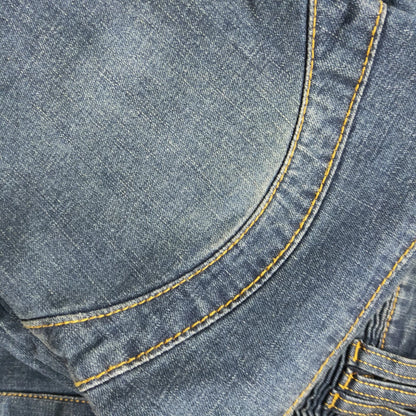 Kevlar MC-byxor med knä- och höftskydd, storlek XXS–5XL