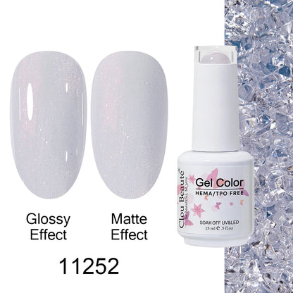 Clou Beaute Gel Nail Polish Neon Brown Royal Blue Red Green Pastal Nude Nail Art Varnishes Gel Lacquer Top Coat UV Gel Nail