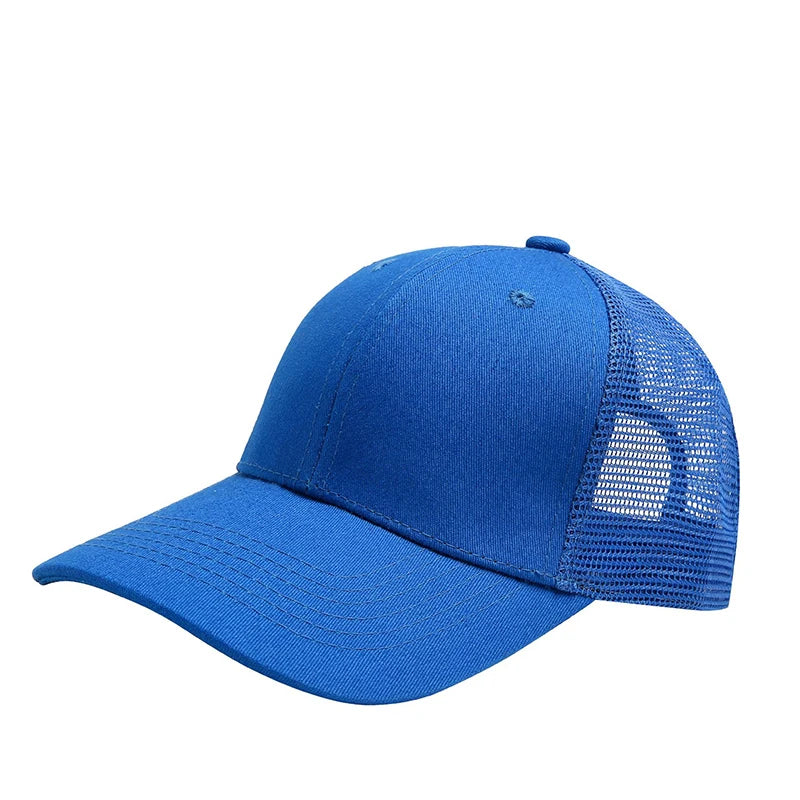Professional Custom Logo Mesh Cap Sunscreen Sun Visor Cap Casual Sun Hat Designer Snapback Caps Printing Embroidery Baseball Cap