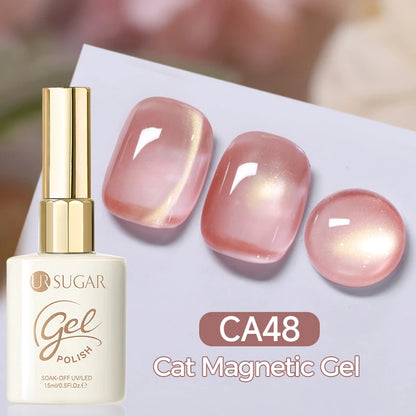 UR SUGAR 15ml Cat Magnetic Gel Nail Polish 30 Colors Semi Permanent Magnetic Gel UV/LED Soak Off Painting Vanrish Design