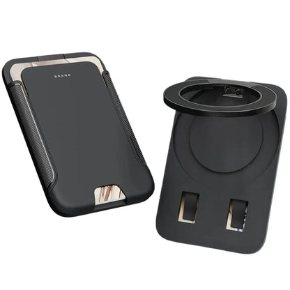 Strong Magnetic Card Holder Wallet Compatible with MagSafe iPhone Pixel Galaxy XiaoMi - Smartphones Wallet