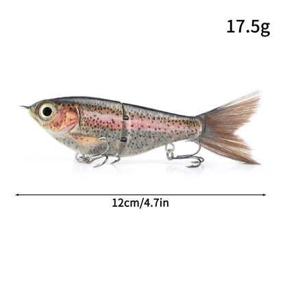 11.5cm 18.5g Balam Glide Bait Swimbait Joint Giant Pike Bass Fishing Lure Hard Bait Catfish Saltwater Lures Leurre De Pêche