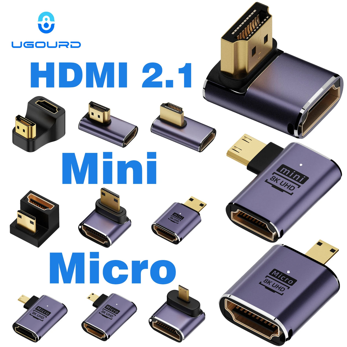 HDMI-förlängningsadapter hona till hona – 4K och 1080p