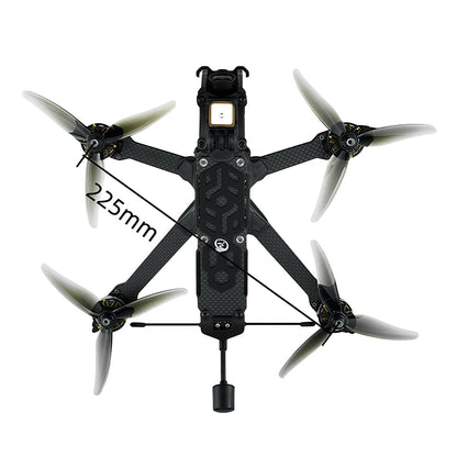 SEQURE SQFPV 5 tum FPV-drönare 225mm 6S 8S Heison 5D med analog VTX Freestyle Cine FPV Drönare RC Quadcopter