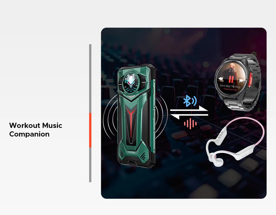 DOOGEE ANYWISE W1 PRO Smartwatch 1.43'' 5ATM Water Resistance 178 Sports Modes Health Monitoring Geomagnetic Sensor Offline Maps