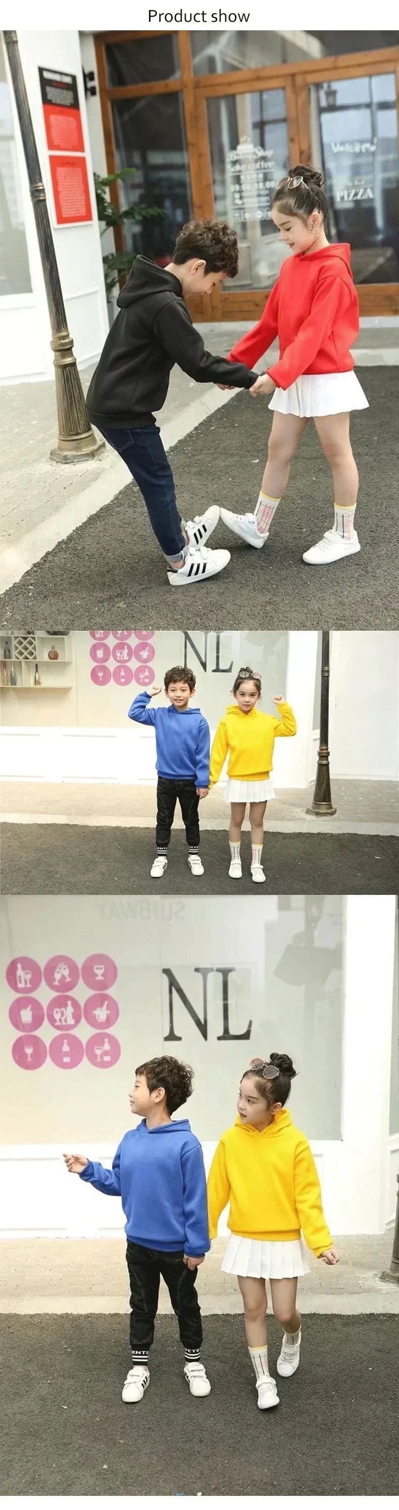 Kids Autumn Spring Trend Letter Print 2pcs Hoodie+Pants Tracksuits 3-13 Years Boys Girls Casual Outfits Children Clothes Sets